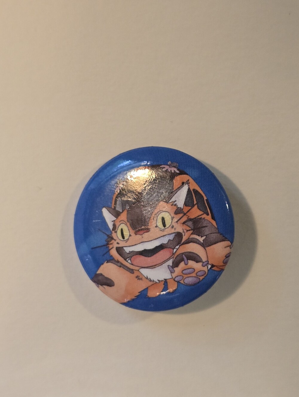 Studio Ghibli My Neighbor Totoro Catbus Button
